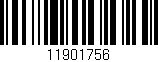Código de barras (EAN, GTIN, SKU, ISBN): '11901756'