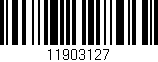 Código de barras (EAN, GTIN, SKU, ISBN): '11903127'