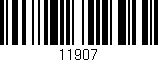 Código de barras (EAN, GTIN, SKU, ISBN): '11907'