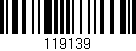 Código de barras (EAN, GTIN, SKU, ISBN): '119139'