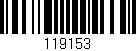 Código de barras (EAN, GTIN, SKU, ISBN): '119153'