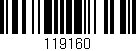 Código de barras (EAN, GTIN, SKU, ISBN): '119160'