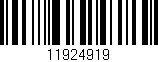 Código de barras (EAN, GTIN, SKU, ISBN): '11924919'