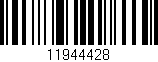 Código de barras (EAN, GTIN, SKU, ISBN): '11944428'