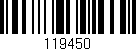 Código de barras (EAN, GTIN, SKU, ISBN): '119450'