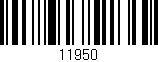 Código de barras (EAN, GTIN, SKU, ISBN): '11950'