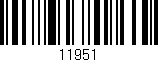 Código de barras (EAN, GTIN, SKU, ISBN): '11951'