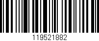 Código de barras (EAN, GTIN, SKU, ISBN): '119521882'