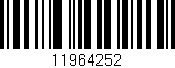 Código de barras (EAN, GTIN, SKU, ISBN): '11964252'