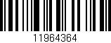 Código de barras (EAN, GTIN, SKU, ISBN): '11964364'
