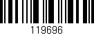 Código de barras (EAN, GTIN, SKU, ISBN): '119696'