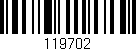 Código de barras (EAN, GTIN, SKU, ISBN): '119702'