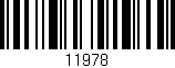 Código de barras (EAN, GTIN, SKU, ISBN): '11978'