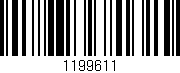 Código de barras (EAN, GTIN, SKU, ISBN): '1199611'