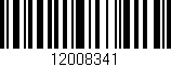 Código de barras (EAN, GTIN, SKU, ISBN): '12008341'
