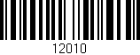 Código de barras (EAN, GTIN, SKU, ISBN): '12010'