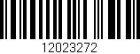 Código de barras (EAN, GTIN, SKU, ISBN): '12023272'
