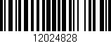 Código de barras (EAN, GTIN, SKU, ISBN): '12024828'