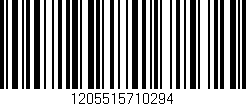 Código de barras (EAN, GTIN, SKU, ISBN): '1205515710294'