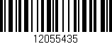 Código de barras (EAN, GTIN, SKU, ISBN): '12055435'