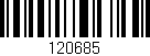 Código de barras (EAN, GTIN, SKU, ISBN): '120685'