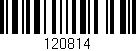 Código de barras (EAN, GTIN, SKU, ISBN): '120814'