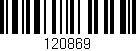 Código de barras (EAN, GTIN, SKU, ISBN): '120869'