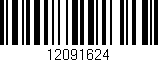 Código de barras (EAN, GTIN, SKU, ISBN): '12091624'