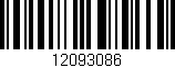 Código de barras (EAN, GTIN, SKU, ISBN): '12093086'