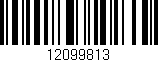 Código de barras (EAN, GTIN, SKU, ISBN): '12099813'