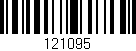 Código de barras (EAN, GTIN, SKU, ISBN): '121095'