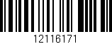Código de barras (EAN, GTIN, SKU, ISBN): '12116171'
