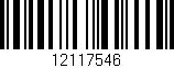 Código de barras (EAN, GTIN, SKU, ISBN): '12117546'