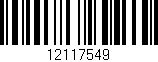 Código de barras (EAN, GTIN, SKU, ISBN): '12117549'