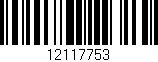 Código de barras (EAN, GTIN, SKU, ISBN): '12117753'