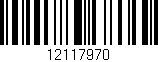 Código de barras (EAN, GTIN, SKU, ISBN): '12117970'
