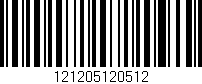 Código de barras (EAN, GTIN, SKU, ISBN): '121205120512'