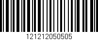 Código de barras (EAN, GTIN, SKU, ISBN): '121212050505'