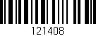Código de barras (EAN, GTIN, SKU, ISBN): '121408'