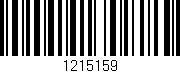 Código de barras (EAN, GTIN, SKU, ISBN): '1215159'