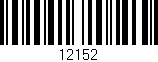 Código de barras (EAN, GTIN, SKU, ISBN): '12152'