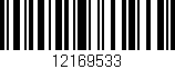 Código de barras (EAN, GTIN, SKU, ISBN): '12169533'