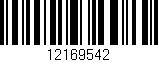 Código de barras (EAN, GTIN, SKU, ISBN): '12169542'