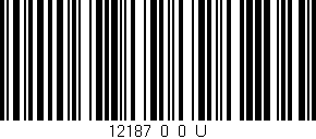 Código de barras (EAN, GTIN, SKU, ISBN): '12187_0_0_U'