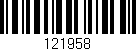 Código de barras (EAN, GTIN, SKU, ISBN): '121958'