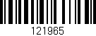 Código de barras (EAN, GTIN, SKU, ISBN): '121965'