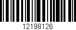 Código de barras (EAN, GTIN, SKU, ISBN): '12198126'