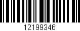 Código de barras (EAN, GTIN, SKU, ISBN): '12199346'