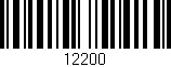 Código de barras (EAN, GTIN, SKU, ISBN): '12200'