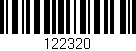 Código de barras (EAN, GTIN, SKU, ISBN): '122320'